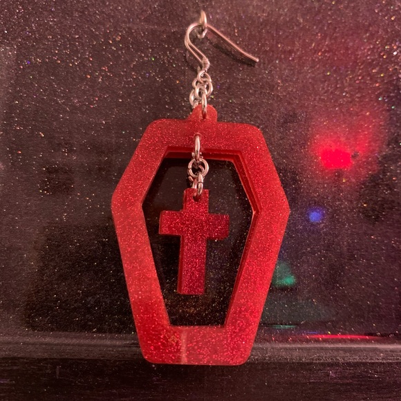 Dead Inside Drop Earrings - Picture 4 of 4